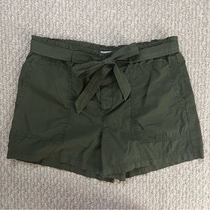 Loft Lou & Grey Green Cargo Shorts with Tie